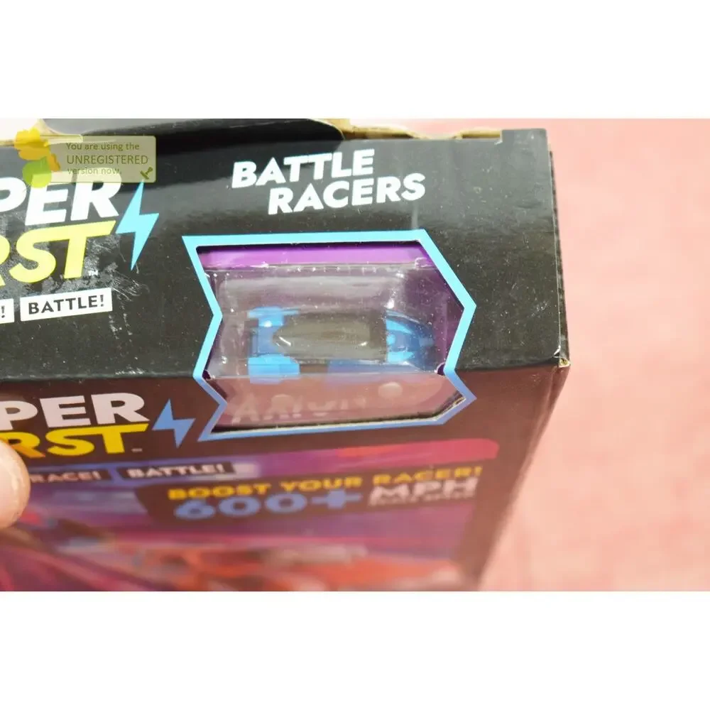 Hyper Burst Battle Racers Blue Axion Car and Launcher